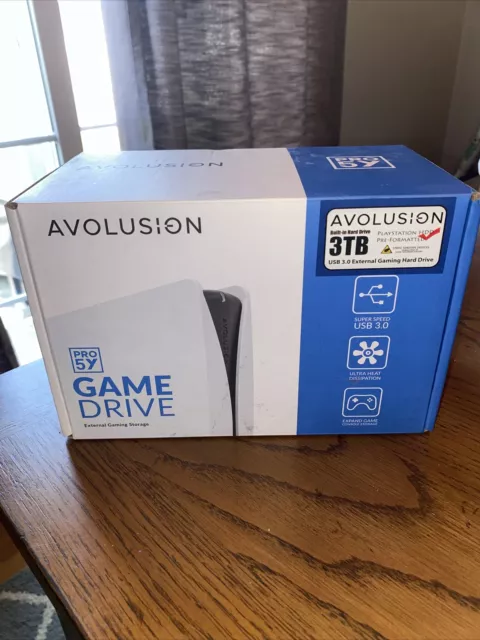 Avolusion Mini Pro-5X 3TB USB 3.0 Portable External Hard Drive for PC, PS, XBox