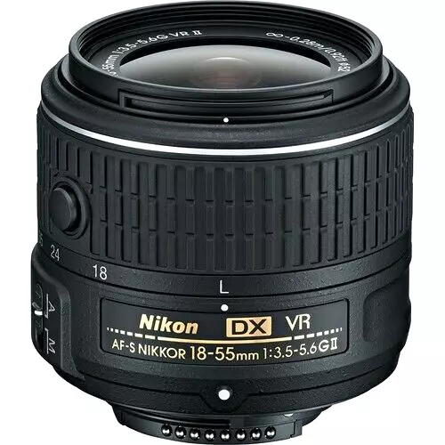 (Open Box) Nikon AF-S DX Nikkor 18-55mm f/3.5-5.6G VR II Zoom Kit Lens