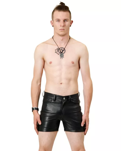 Bockle® Sixteen Shorts kurze Lederhose Ledershorts Leder Hose Herren Pants Gay