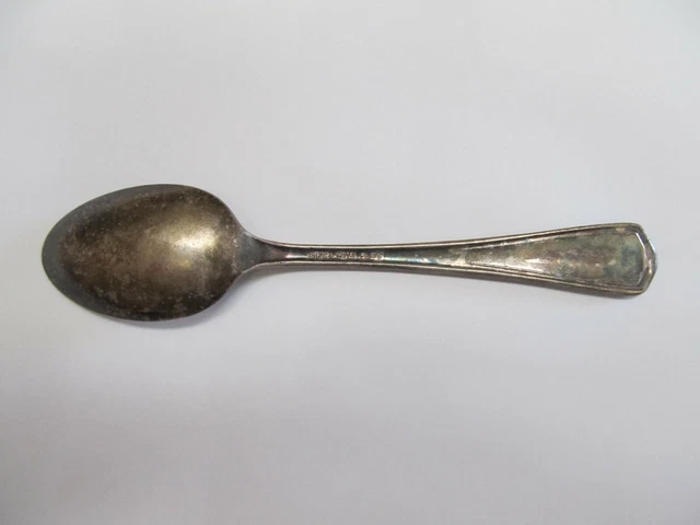 Vintage Luchows German Restaurant Spoon 6 Inch Oneida Hotel Plate New York Nyc 3