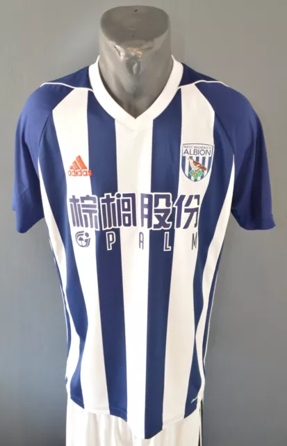 West Bromwich Albion Trikot 2017/2018 Fußball Herrenhemd adidas Größe M