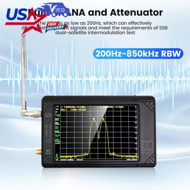 Spectrum Analyzer For TinySA ULTRA 4" 100kHz-5.3GHz Handheld Signal Generator