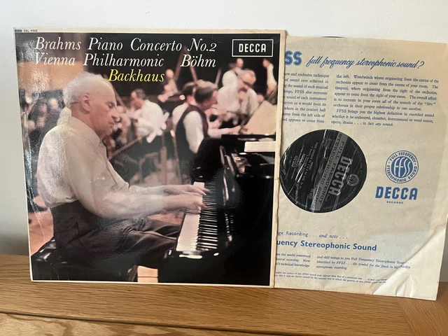 WILHELM BACKHAUS 'BRAHMS Piano Concerto No. 2 Mono' SHM-CD, Japan