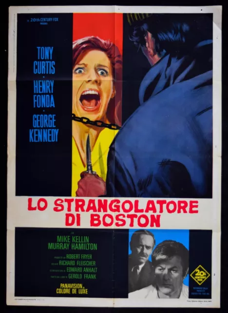 M142 Manifesto 2F Lo Strangolatore Di Boston The Boston Strangler Tony Curtis