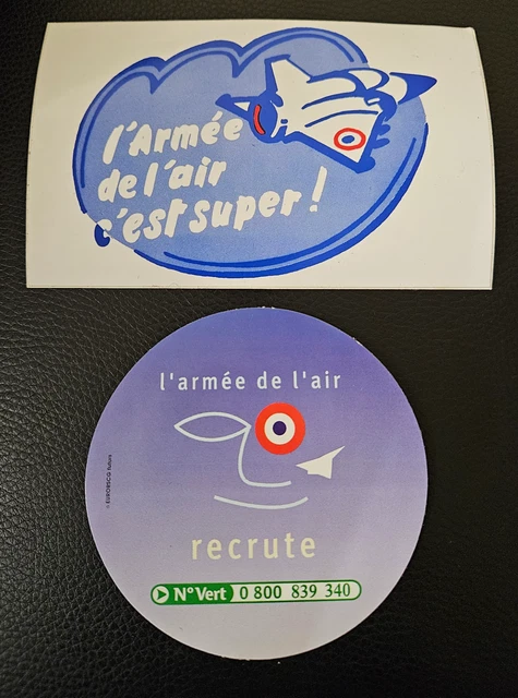 Lot De 2 Autocollants Vinyle Cocarde RAF Royal Air Force - 7,5 X 7,5 Cm, Étanches - 6