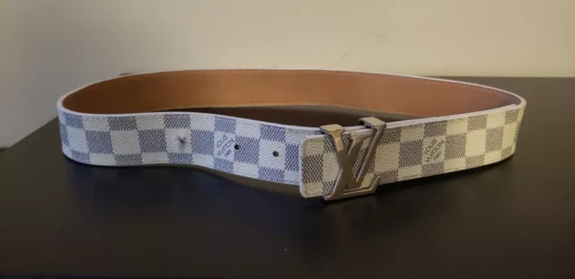 LOUIS VUITTON Damier Azur Belt