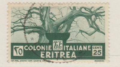 Italy Italien Italie Italia Colony Kolonie Colonie ERITREA 1930 20c A8P16F11 
