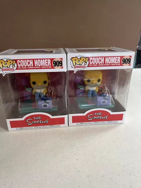 The Simpsons - Homer Simpson on Couch Deluxe Pop! Vinyl Figure #909