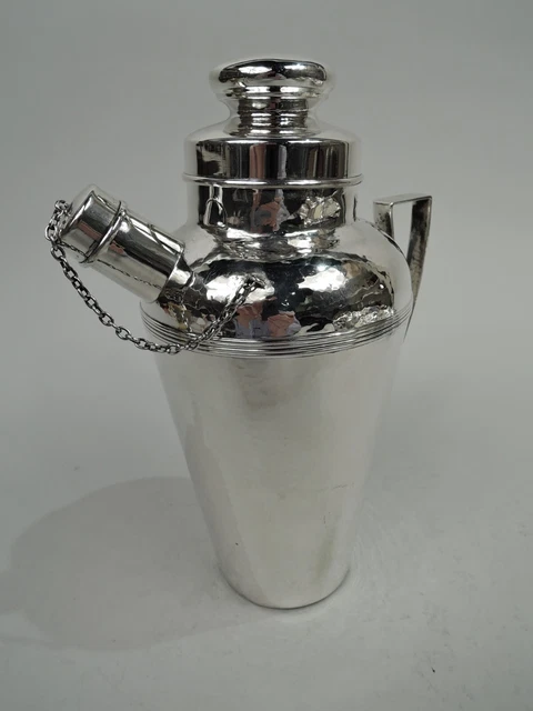 Webster Shaker Antico Craftsman Cocktail Martini Americana Argento Sterling