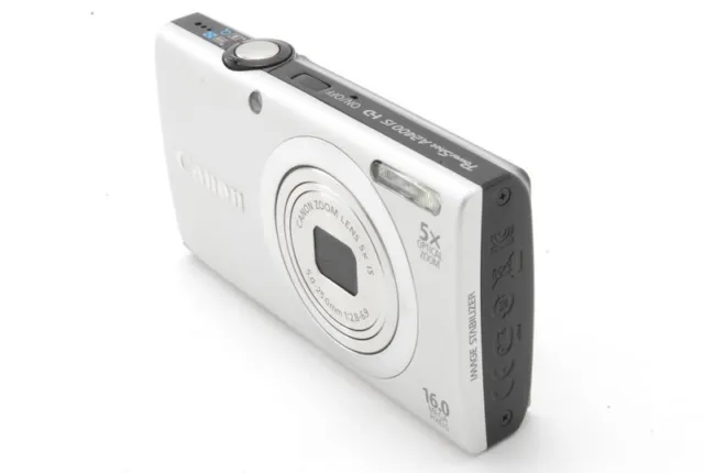 【NEAR MINT/Box】Canon PowerShot A2400 IS HD 16MP Digital Camera Silver From JAPAN 3