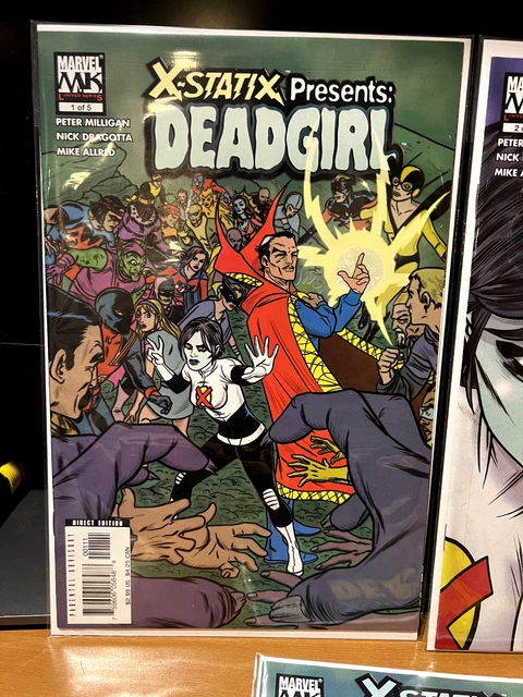 X-STATIX Presents: DEADGIRL #1-5 Complete Limited Set 2005 Marvel Comics NM LOOK 2