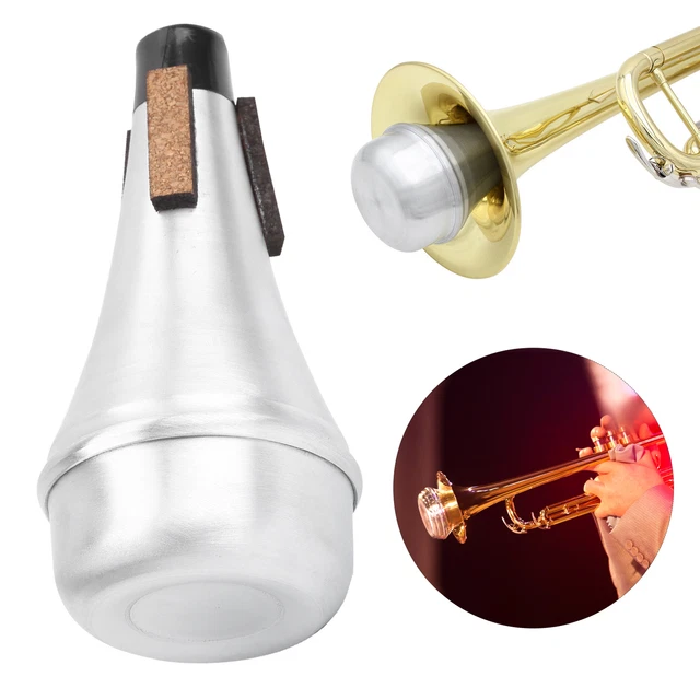 Trumpet Straight Mute Aluminum Alloy Trumpet Mute For Beginner Instrument Lovers