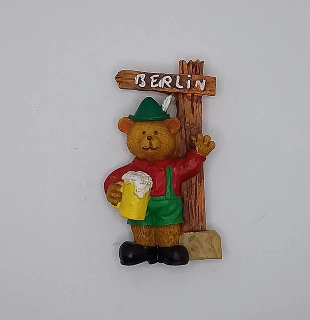 Magnete Calamita Resina Frigo  Souvenir Fridge Magnet Berlino Germania