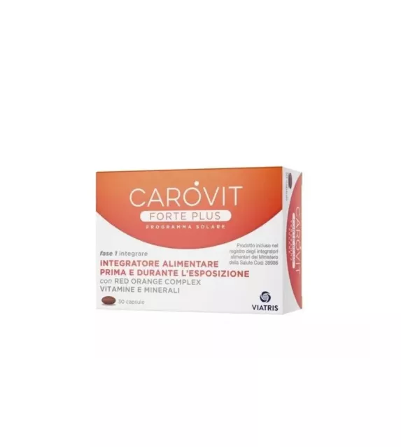 4 CAROVIT FORTE plus  30cps(4 mesi di trattamento)