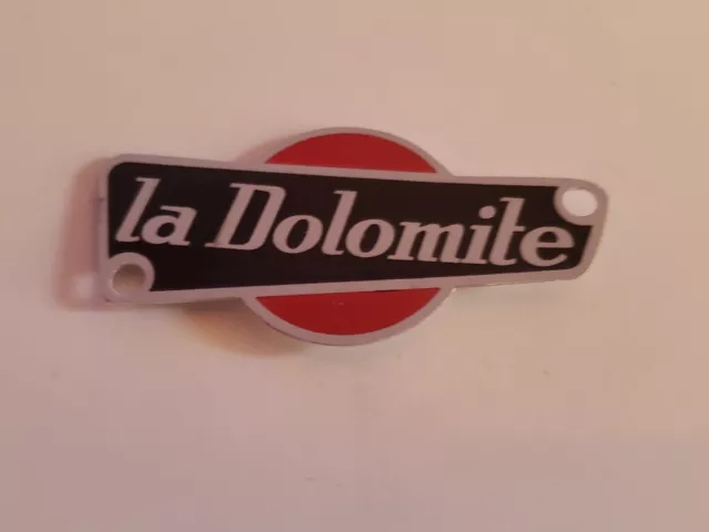 placchetta pubblicitaria la dolomite