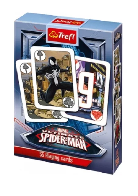 Spiderman Ultimate Marvel mazzo di 55 carte da gioco Bambini classico Poker