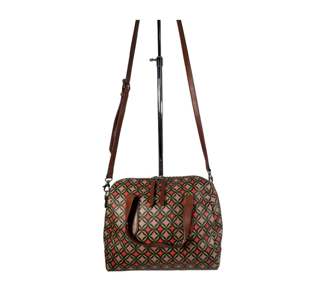 Fossil Sydney Geometric Crossbody Shoulder Bag Convertible Satchel Multi Colors Fossil Sydney Geometric Crossbody Shoulder Bag Convertible Satchel Multi Colors