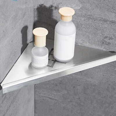 Estante de ducha acero inoxidable, estante de esquina estante de esquina metal baño montaje en paredMD