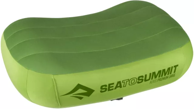 Sea to Summit Aeros Premium Reisekissen, large, lime