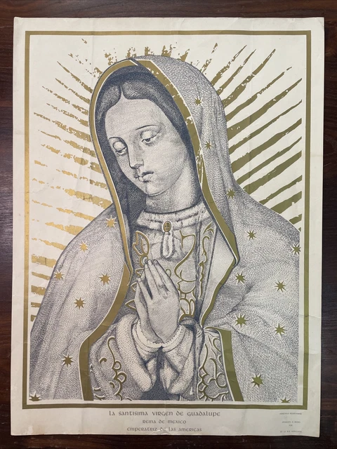 Virgen De Guadalupe - Grabado De La Rue