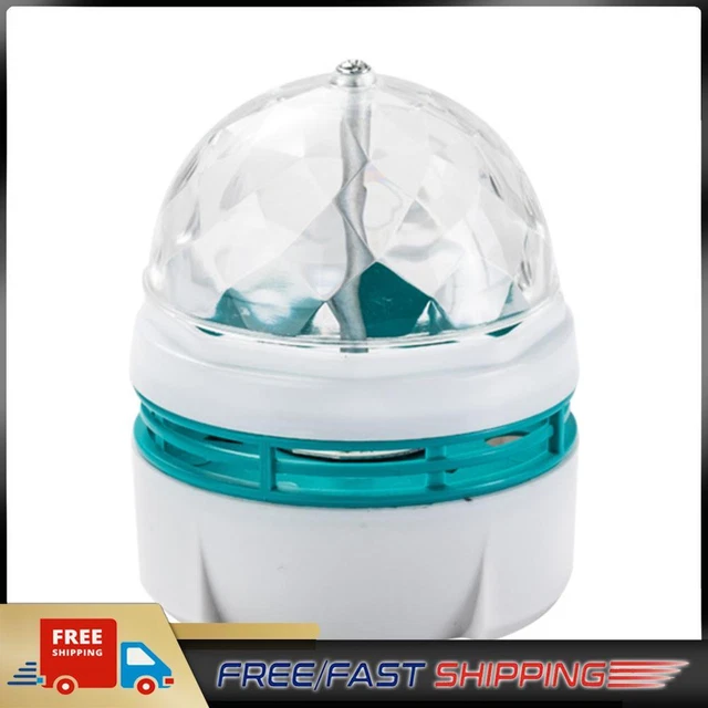 Rotating LED Night Lamp USB Disco Stage Party Ball Light (White)