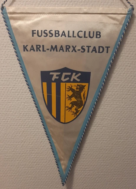 Fanion Vintage Football BSG MOTOR FRITZ HECKERT - Allemagne De L'Est (DDR)