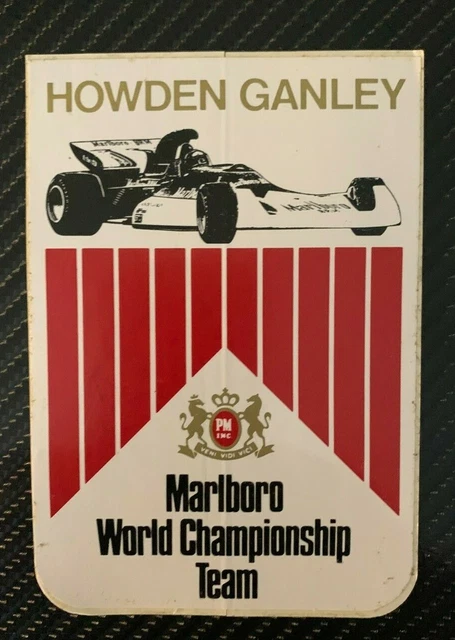 Malbrow Racing Sticker FORMULA 1 - Marlboro Brm Race Team - Rare Vintage Stickers From Early ...