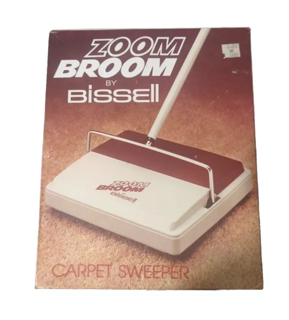 Vintage Bissell Carpet Sweeper Zoom Broom   Model 2336 New