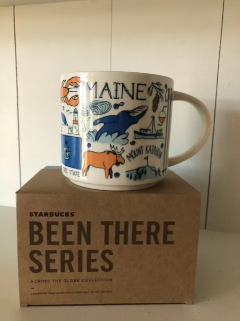 Starbucks Been There Series 14oz Mug MAINE New with Box