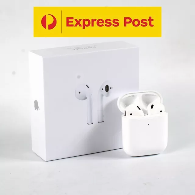 Apple AirPods (2nd Gen) with Wireless Charging Case A2031 A2032 - White