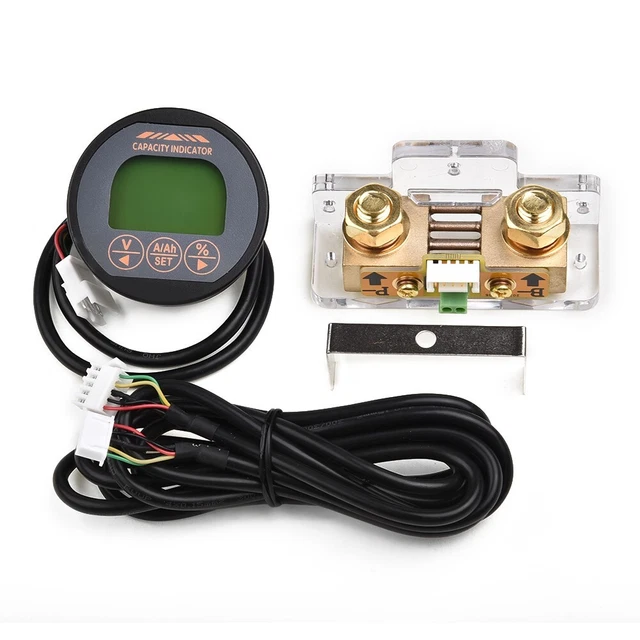 Monitor Capacità Batteria LCD Monitor Batteria 4in1 – Misura SOC, Ah, Voltaggio, Ampere Per Batterie Fino A 80V 350A Tester Batteria AiLi - Foto 10