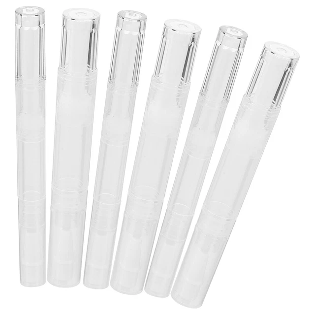 6 Stück Nagelölstifte, Lipgloss-Behälter, leere Nagelölstifte,