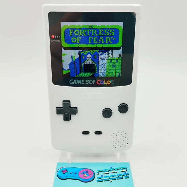 Game Boy Color Modifiée écran IPS Rétroéclairé + Ampli Audio Et Enceinte 1W - Comme Neuf