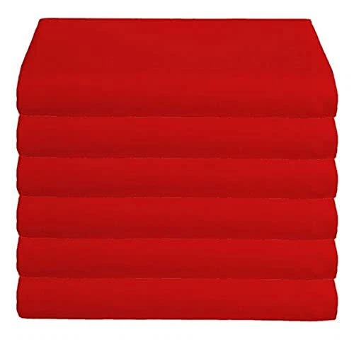 Babydoll Bedding 6 Piece Toddler Fitted Sheets Daycare Crib Red