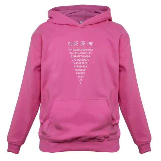 Slice Of Pi - Kids Childrens Hoodie Pie Maths Mathematics Nerd Geek Pie Math