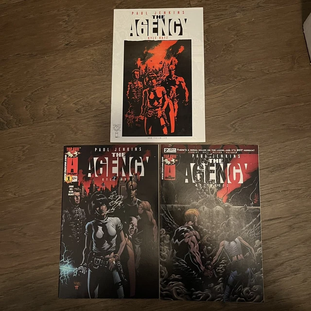 The Agency 1-2 + Ashcan by Hotz, Jenkins - Image/Top Cow Comics
