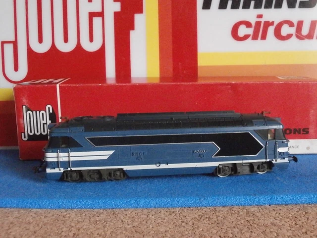 Locomotive Diesel CLAREL BB 67571 - Époque IV - ROCO/JOUEF - État D'usage - Rare
