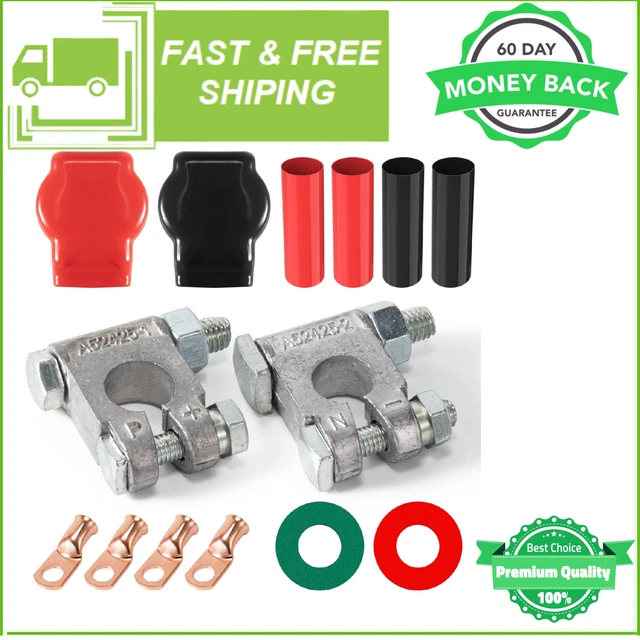 BATTERY TERMINAL CONNECTORS Military Spec Positive Negative Heavy Duty