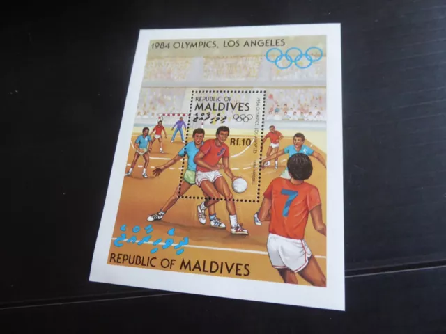 Maldive Isole 1984 Sg Ms1031 Giochi Olimpici Nuovi Di Zecca