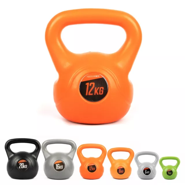 4-20kg Kettlebell Weight Exercise Home Fitness Workout Gym Strength Training