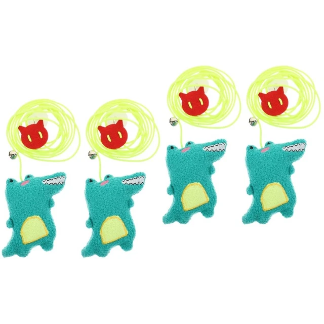 4 Pcs Chat Qui Attrape La Souris Porte Jouet De Drôle Jouets D'animaux Portable