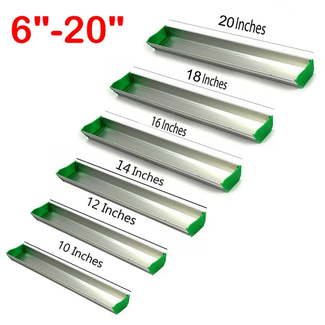 Cubierta cuchara de emulsión de 6"" - 20"" para herramienta de recubrimiento de aluminio para serigrafía de seda