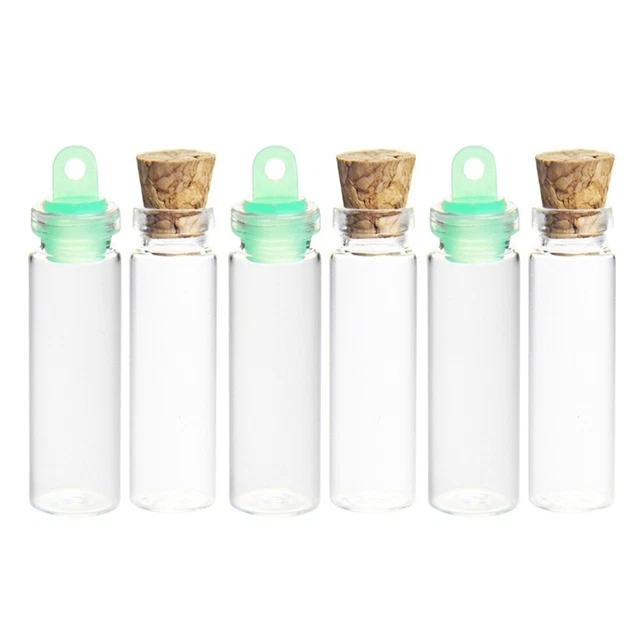 40pcs Kleine Glas Kork Flaschen Probe Fläschchen Glas Kork Flasche