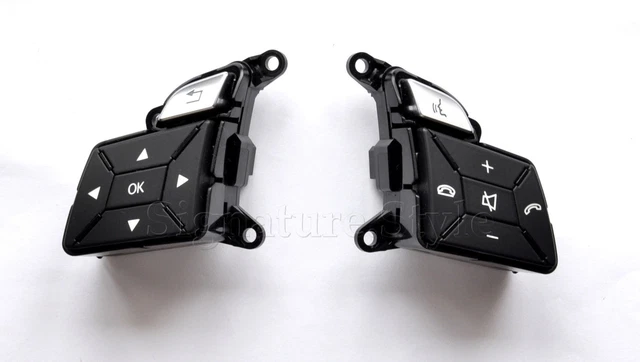 Couvercle Bouton Volant Multifonction 4L0951523E Pour Audi A4 B8, A5, Q5 Etc. - Garniture ABS