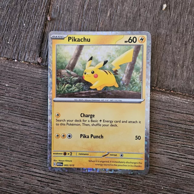 POKÉMON PIKACHU 002/015 2025 McDonalds Happy Meal Dragon Discovery £9