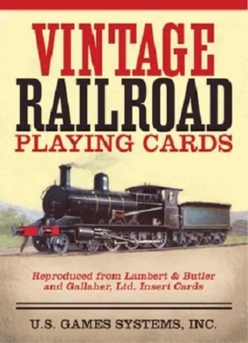 Vintage Railroad Playing Cards Deck