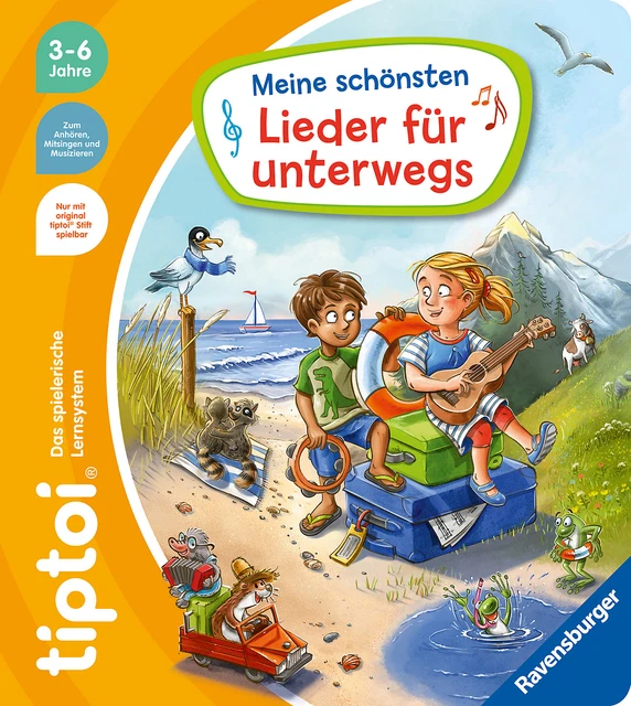 Neu Ravensburger tiptoi® Meine schönsten Lieder für unterwegs 24959013