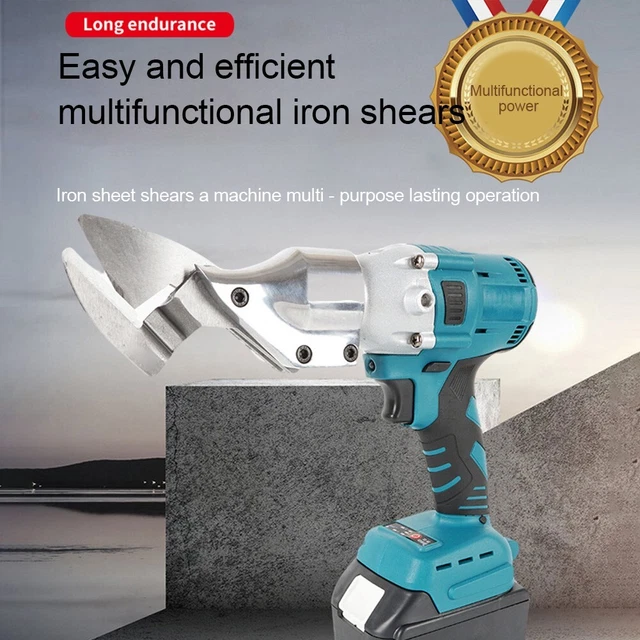 18VLi-Ion Electric Cordless Scissors Metal-Tool Plate Shear Carbon Steel Machine