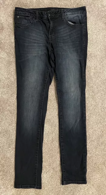 Jessica Simpson Women's Navy Blue Jeans 29 Regular Forever Skinny Mid Rise Waist