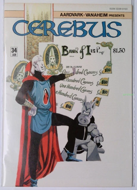 Cerebus the Aardvark #34 (Jan 1982, Aardvark-Vanaheim) VF